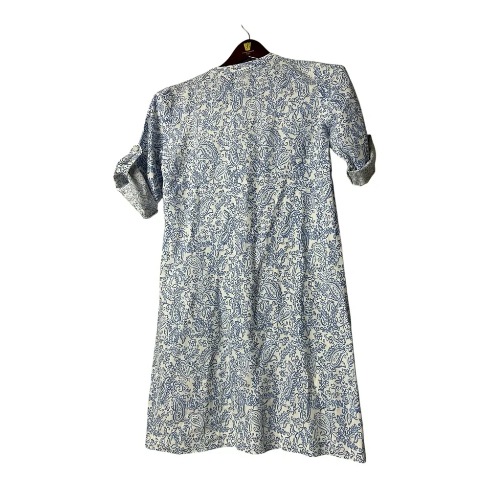 J. McLaughlin Blue Riviera 100% Linen Dress
paisley pintuck Dress size XS - Picture 4 of 9